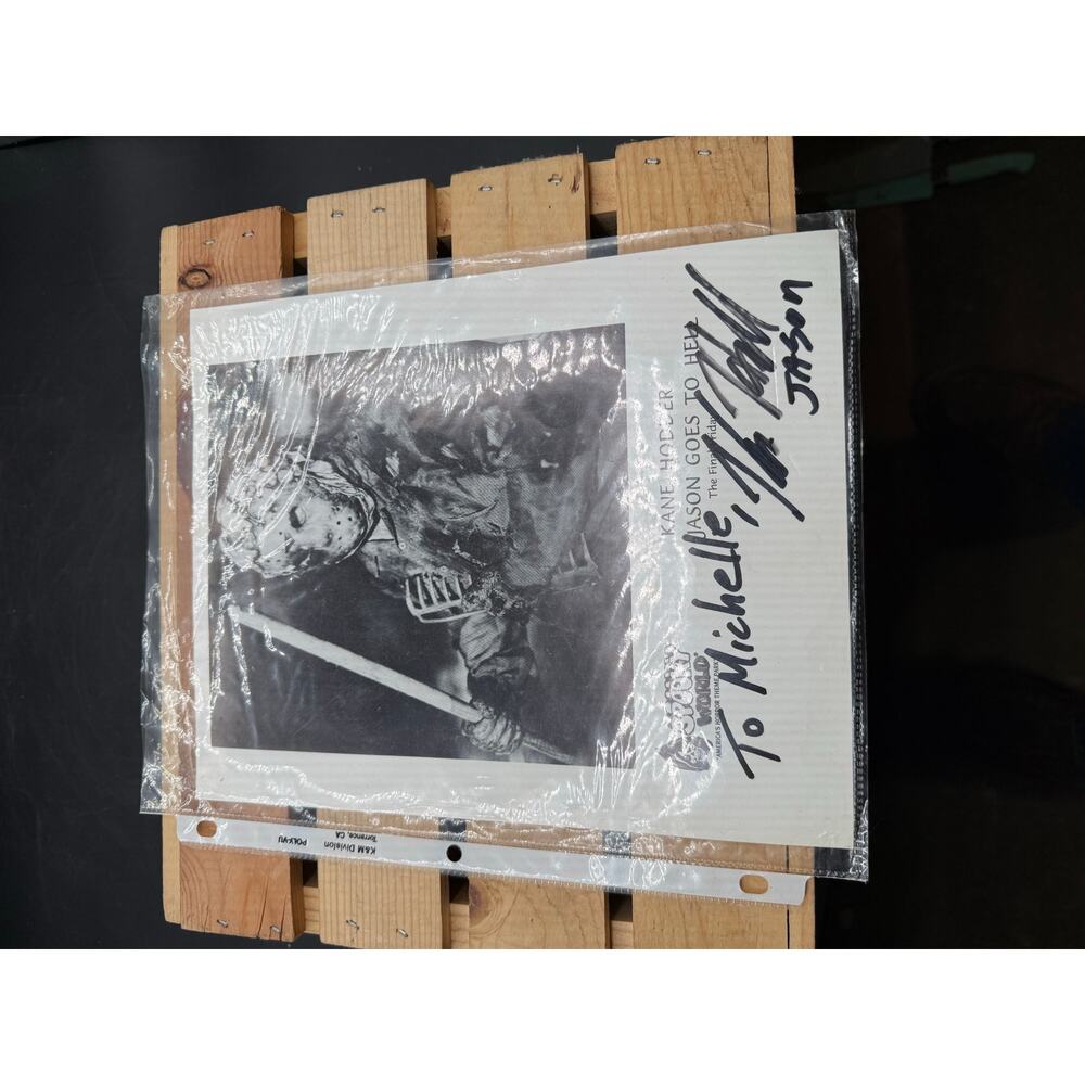 Kane Hodder Autographed “Jason Goes to Hell” - 8x10 - Press Photo